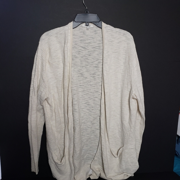 Madewell Women's Knit Cardigan Cream Large Long Sleeve - Picture 4 of 9